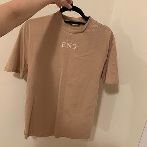 Unisex END Brown Taupe T-Shirt